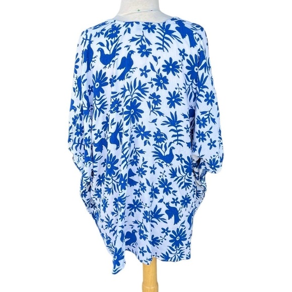Show Me Your Mumu Peta Tunic Senorita Bluebird Caftan Style Small Beach Boho GUC - Picture 4 of 8